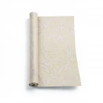 Classic Wallpaper Length 10m, Width 0.73m, Beige Color, Model 41735