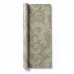 Classic Wallpaper Length 10m, Width 0.73m, Dark Beige Color, Model 41736