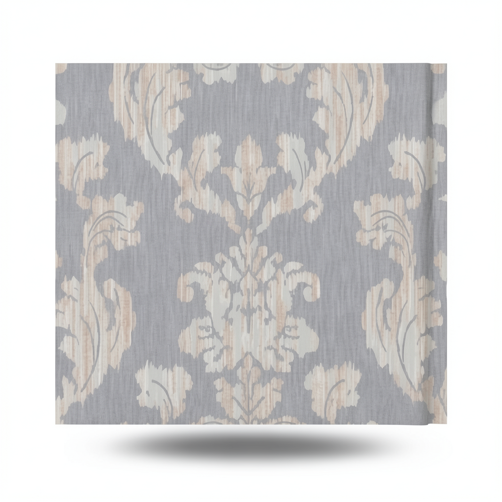 Italian Wallpaper 10m x 1.06m Gray Color, Model 3032