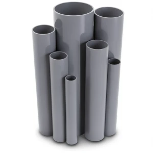 UPVC Pipes Nominal Pressure 10/20 Bar Outside Diameter 250 mm Thickness 11.9 mm Gray