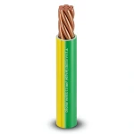 لفة سلك مفرد 50mm 450/750 فولت موصل نحاس مجدول عزل PVC اصفر/اخضر | شركة الفنار