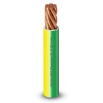 سلك مفرد 630 مم2 450/750 فولت، موصل نحاس مجدول عزل PVC لون اصفر/اخضر | شركة الفنار