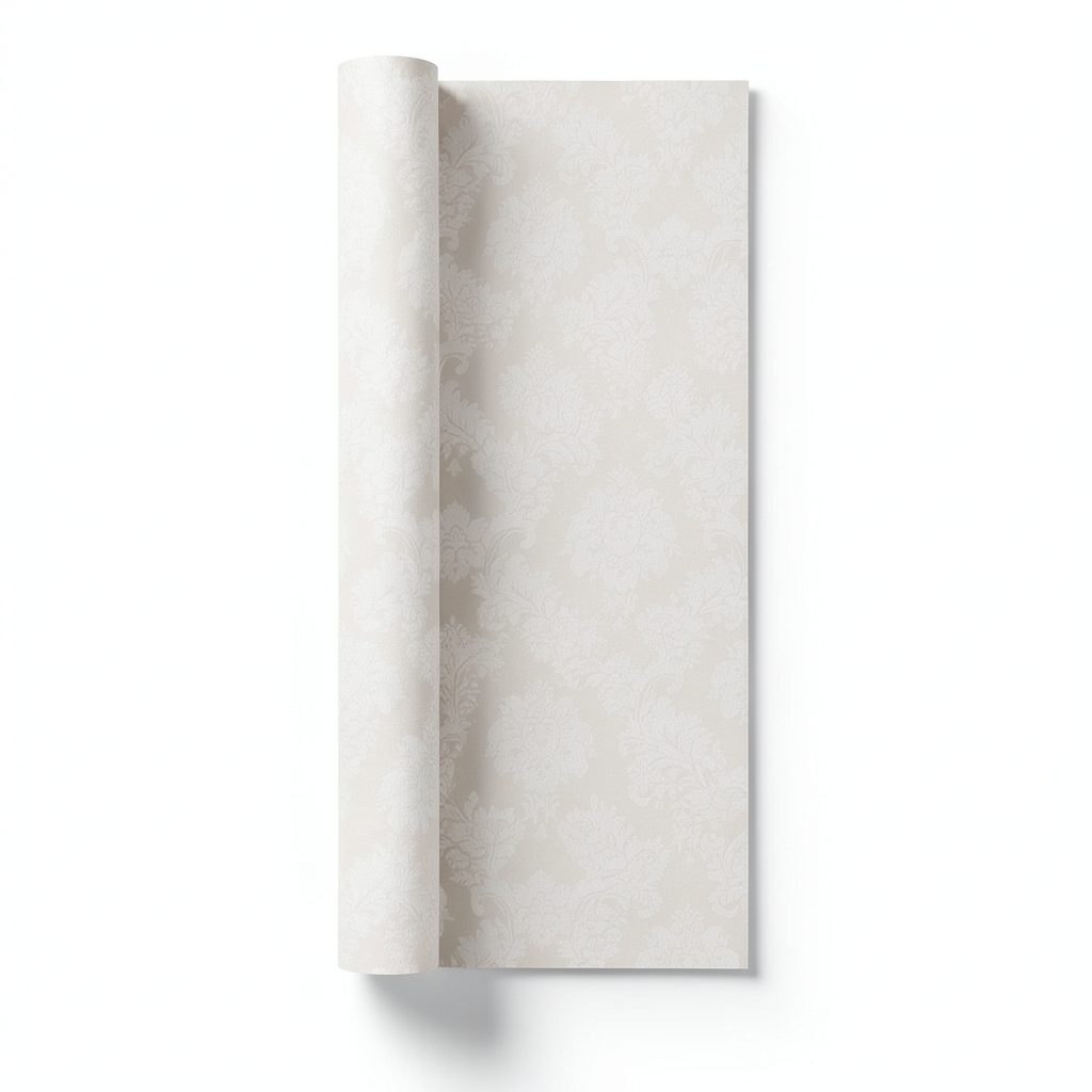 German Classic Wall Covering 10m x 0.53m Light Beige, Model 440508