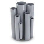 مواسير UPVC ضغط اسمي 16/20 بار قطر خارجي 280 مم سمك 20.8 مم لون رمادي