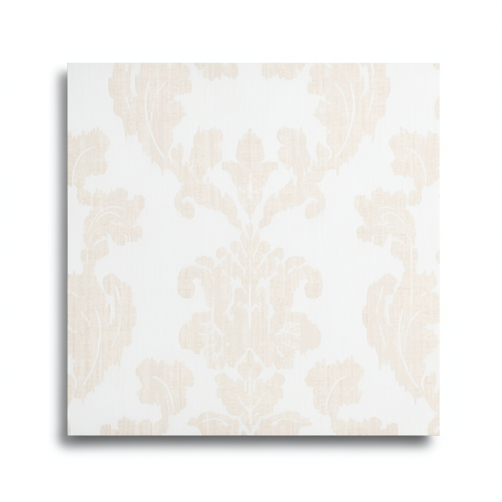 Italian Wallpaper Light Beige Color 10m x 1.06m, Model 3035