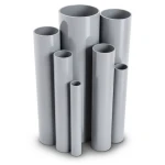 مواسير UPVC ضغط 6/20 بار قطر خارجي 315 مم سمك 9.2 مم لون رمادي