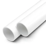 UPVC Pipes Sewage Drainage System 8 inch Size Thickness 8.18 mm White