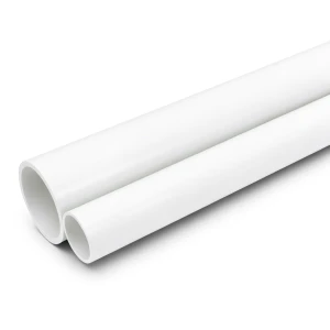 مواسير UPVC جدول 40 مقاس ½ إنش سمك 2.77 مم لون أبيض