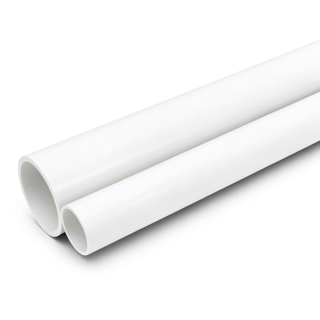 UPVC Pipes Schedule 40 ½ Inch Thickness 2.77 mm White