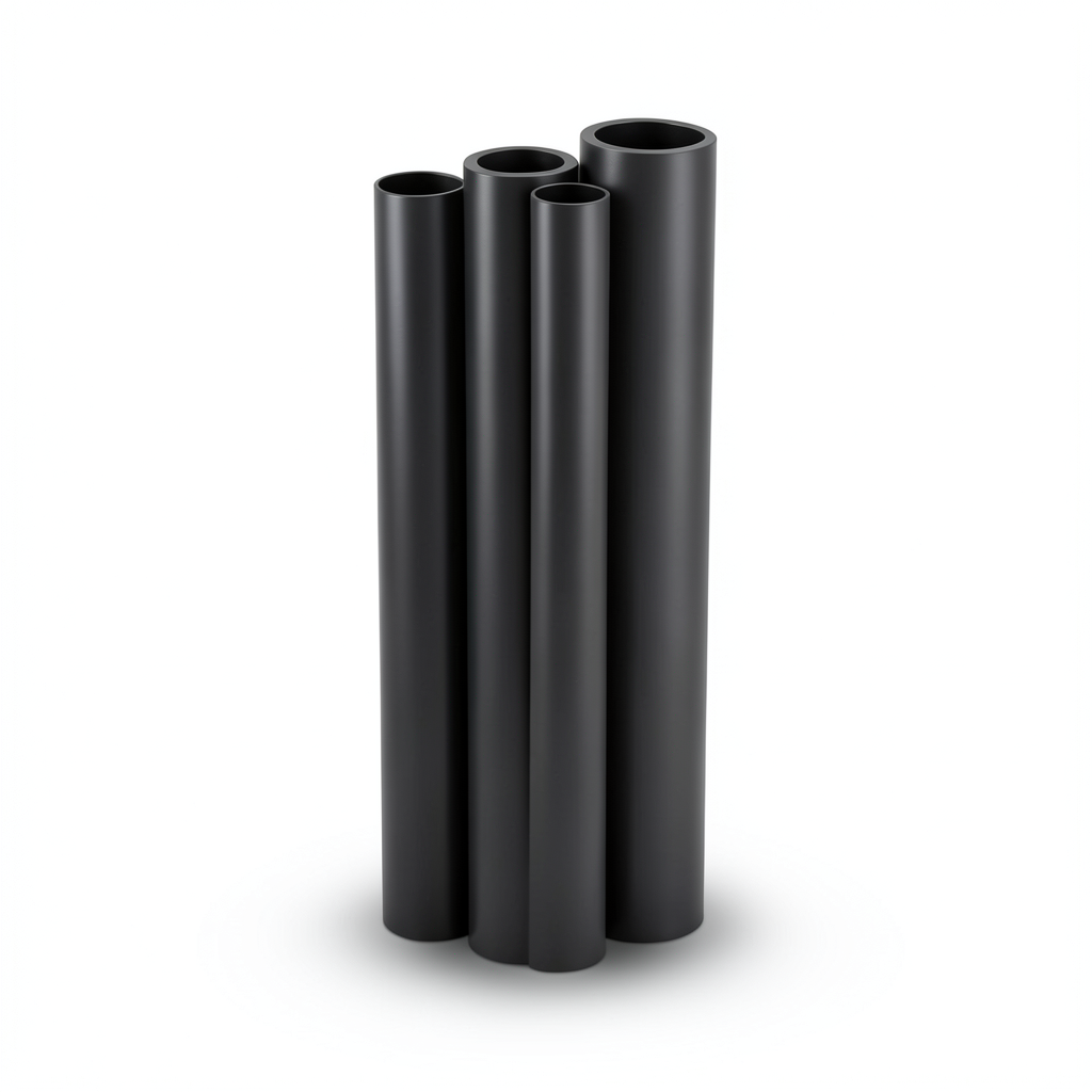 مواسير HDPE قطر خارجي 20 مم سمك 1.9 مم لون أسود