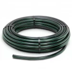 لفة أنابيب HDPE ضغط  10 بار [PE 63] قطر خارجي 25 مم  SDR 11  لون اسود مع خط اخضر | مصنع المنى