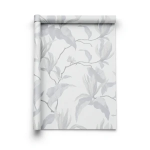 Floral Wall Decoration 10m x 0.53m Pale Gray, Model 440423