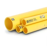 HDPE Pipes PE 80 Pressure 4 Bar Outside Diameter 280 mm Thickness 8.6 mm Yellow | NEPROPLAST