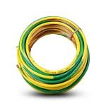 لفة سلك مفرد 50mm 450/750 فولت موصل نحاس مجدول عزل PVC اصفر/اخضر | شركة الفنار
