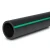 أنابيب بلاستيك HDPE ضغط 6 بار PE 80، قطر خارجي 355 مم SDR 22 أسود مع خطوط خضراء - Image 1