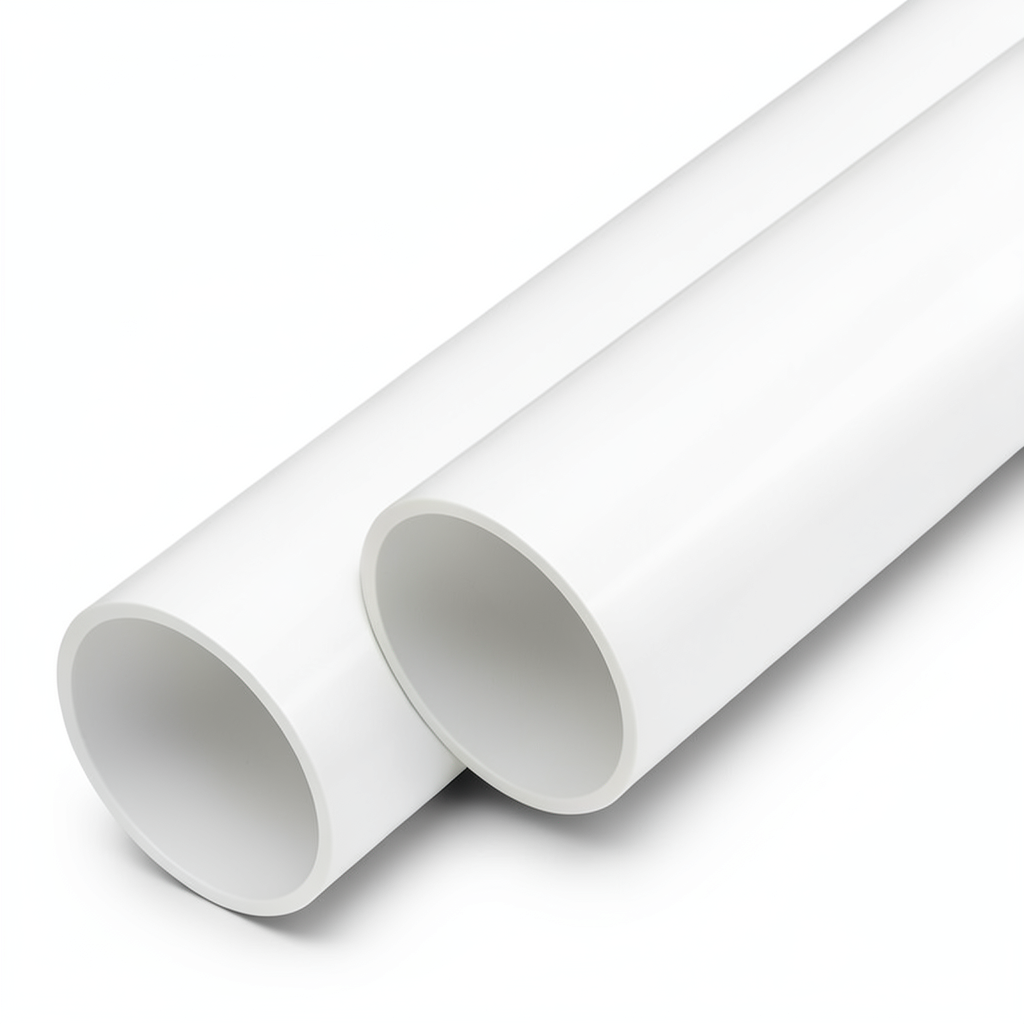 مواسير UPVC لانظمة الصرف الصحي الوطني جدول 40 مقاس 6 إنش سمك 7.11 مم لون أبيض