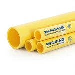 Neproplast HDPE Pipes PE 80 Pressure 4 Bar 450 mm Diameter 13.8 mm Thickness Yellow | NEPROPLAST