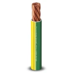 لفة سلك كهرباء مفرد 500 مم2 450/750 فولت، موصل نحاس مجدول عزل PVC لون اصفر/اخضر | شركة الفنار