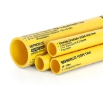 HDPE Pipes PE 80 Pressure 4 Bar Outside Diameter 630 mm Thickness 19.3 mm Yellow | NEPROPLAST