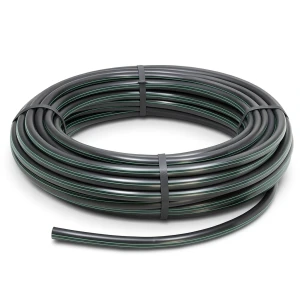 لفة أنابيب HDPE ضغط 10 بار PE 80 قطر خارجي 75 مم SDR 13.6 لون أسود
