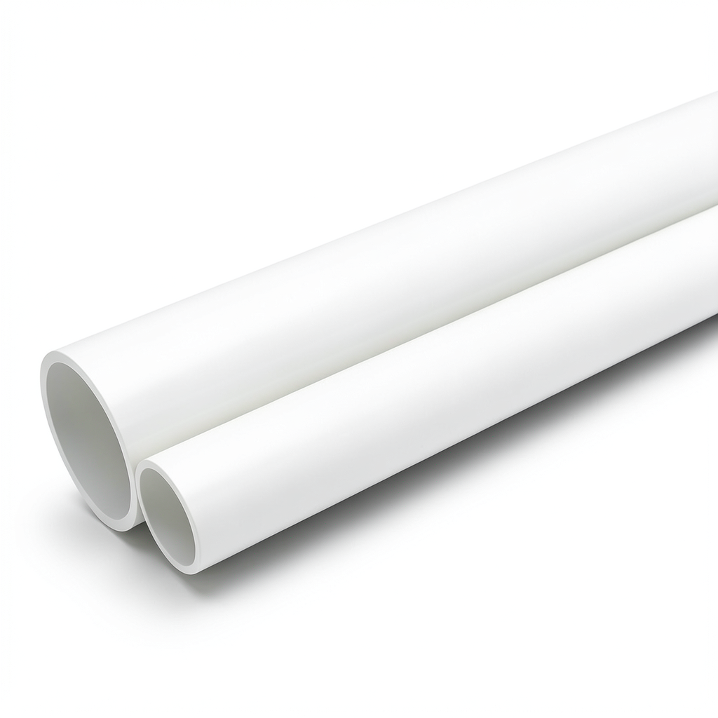 UPVC Pipes Schedule 40 Size 2 Inch Thickness 3.91 mm White