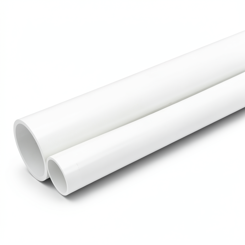 أنابيب UPVC جدول 40 مقاس 4 إنش سمك 6.02 مم لون أبيض