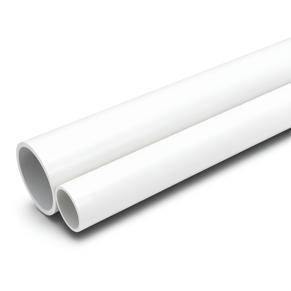 UPVC Pipes Schedule 40 Size 6 Inch Thickness 7.11 mm White