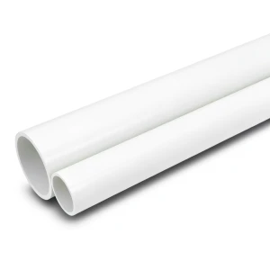 أنابيب UPVC جدول 40 مقاس 8 إنش سمك 8.18 مم لون أبيض