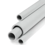 مواسير UPVC 3P Brand جدول 40 مقاس ¾ إنش سمك 2.87 مم لون رمادي فاتح