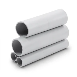 مواسير UPVC جدول 40 مقاس ¼ 1 إنش سمك 3.56 مم لون رمادي فاتح