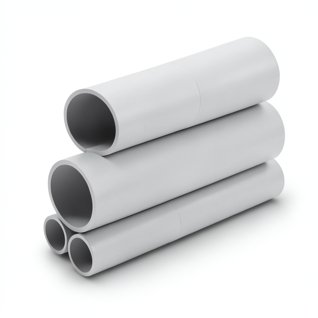 UPVC Pipes Schedule 40 Size 1 ¼ Inch Thickness 3.56 mm Light Gray
