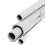 مواسير UPVC جدول 40 مقاس 2 إنش سمك 3.91 مم لون رمادي فاتح