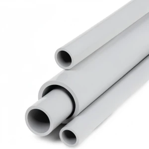 مواسير UPVC جدول 40 مقاس ½ 2 إنش سمك 5.16 مم لون رمادي فاتح