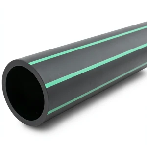 مواسير HDPE الراجحي قطر خارجي 50 مم سمك 3 مم أسود مع خطوط خضراء