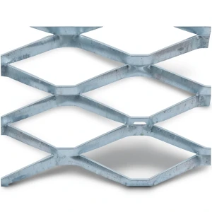 Galvanised Steel Expanded Metal Mesh Bahri Thickness 2.7 mm Width 2.44 m Length 1 m