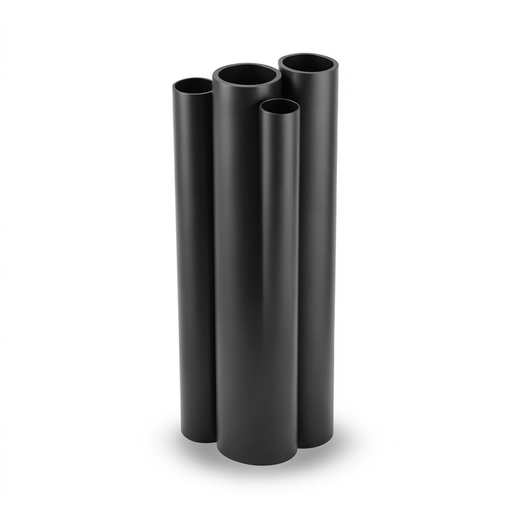 مواسير HDPE قطر خارجي 50 مم سمك 4.6 مم لون أسود