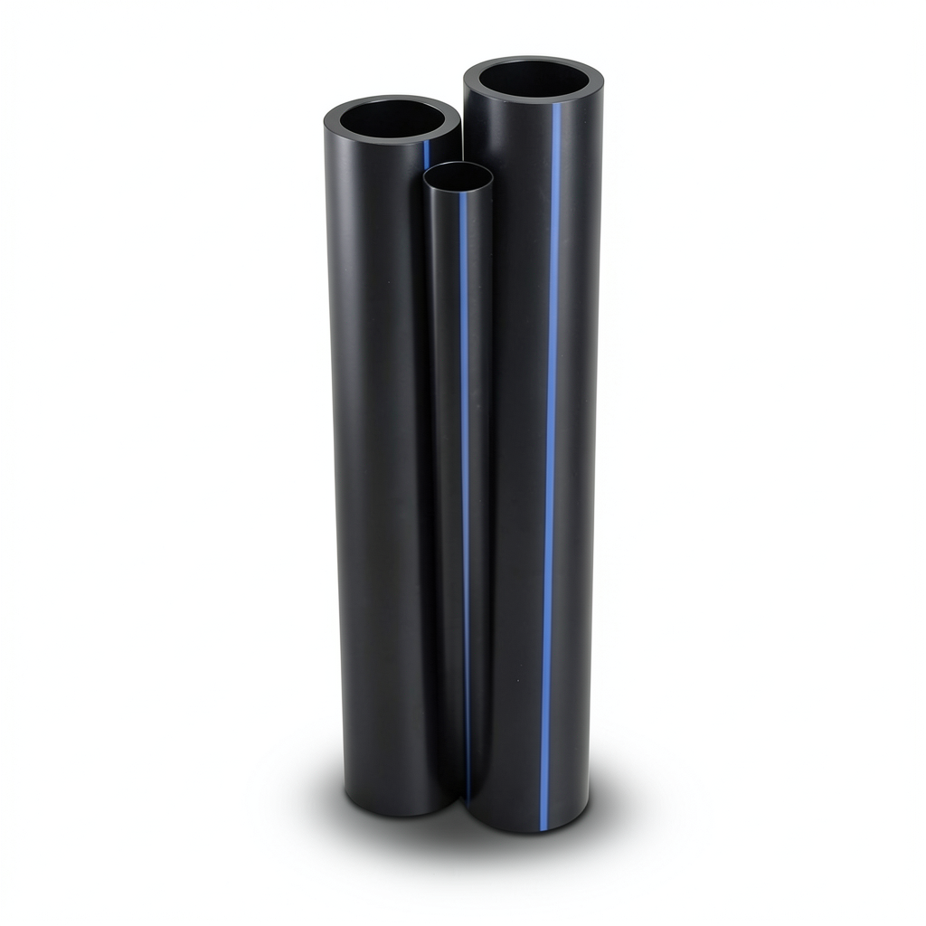 مواسير HDPE قطر خارجي 20 مم سمك 1.9 مم لون أسود