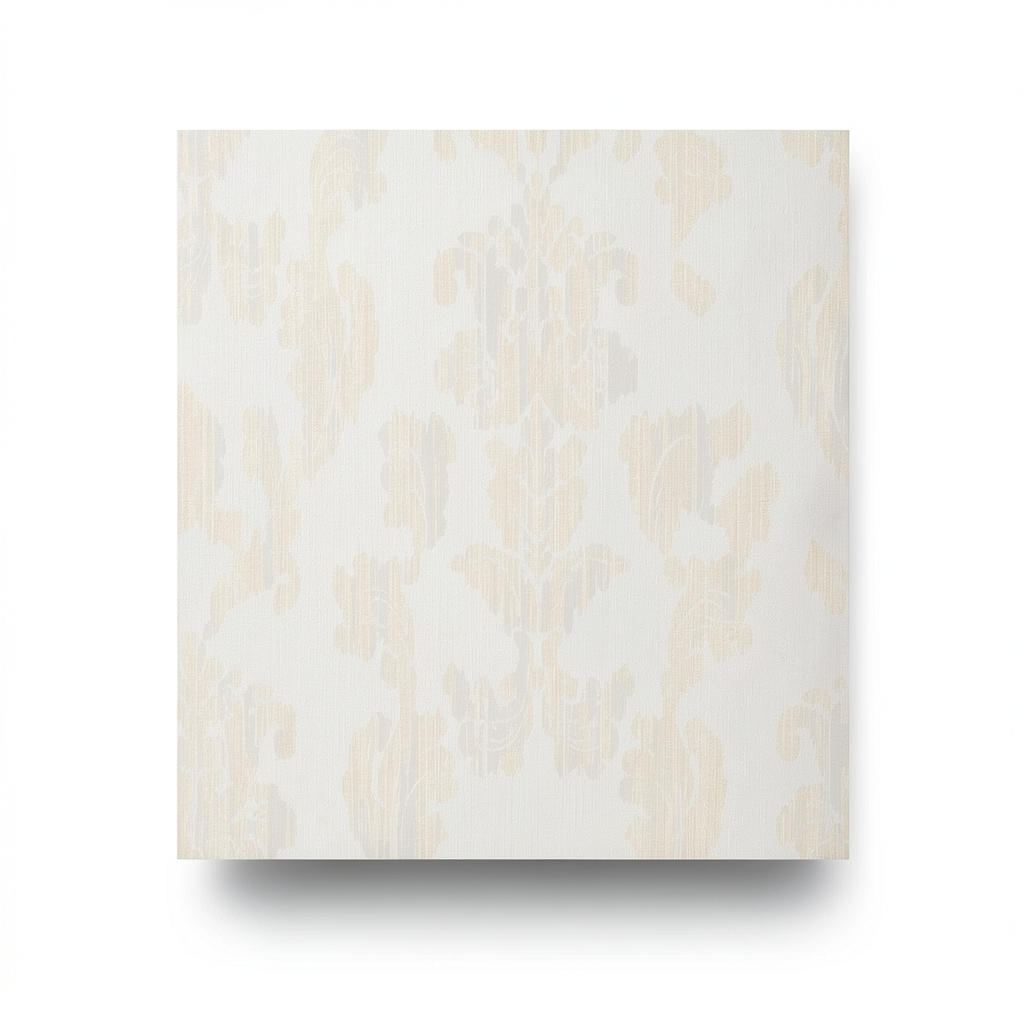 Italian Wallpaper 10m x 1.06m Light Beige, Model 3041