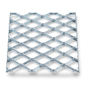 Galvanised Steel Expanded Metal Mesh Bahri Thickness 1.4 mm Width 2.44 m Length 2 m