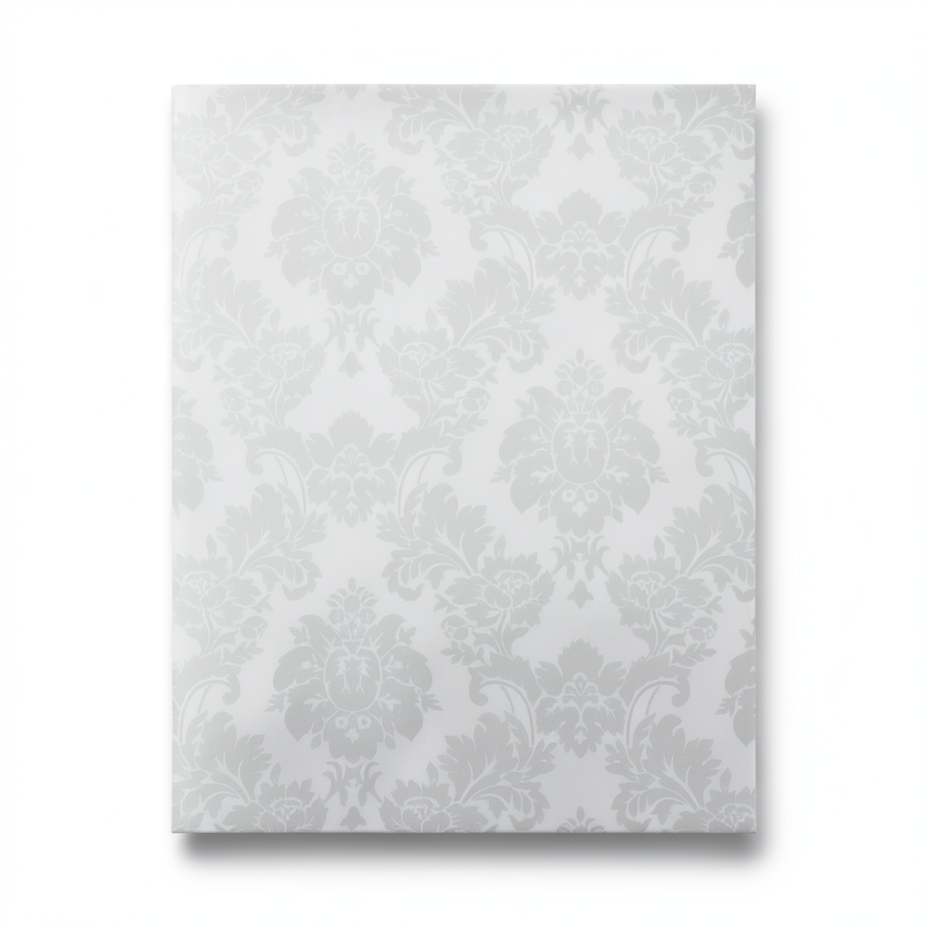 German Classic Wall Covering 10m x 0.53m Light Gray, Model 440546