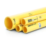 HDPE Pipes PE 80 Pressure 4 Bar Outside Diameter 140 mm Thickness 4.3 mm Yellow | NEPROPLAST