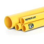 HDPE Pipes PE 80 Pressure 4 Bar Outside Diameter 160 mm Thickness 4.9 mm Yellow | NEPROPLAST
