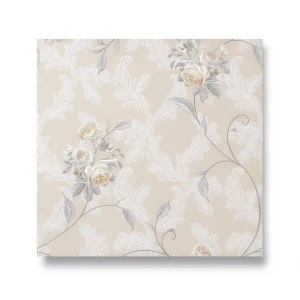 Italian Wall Decoration Beige Color 10m x 1.06m, Model 7310