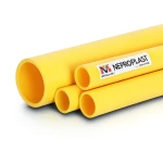 مواسير HDPE PE 80 ضغط 4 بار قطر 355 مم سمك 10.9 مم لون أصفر | نيبروبلاست