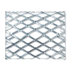 Galvanised Steel Expanded Metal Mesh Bahri Thickness 2.3 mm Width 2.44 m Length 1 m