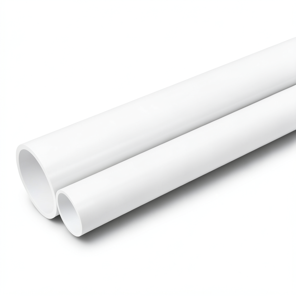 أنابيب UPVC جدول 40 مقاس 2 إنش سمك 3.91 مم لون أبيض
