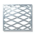 Galvanised Steel Expanded Metal Mesh Bahri Thickness 2.7 mm Width 2.44 m Length 2 m