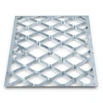 Galvanised Steel Expanded Metal Mesh Bahri Thickness 2.7 mm Width 2.44 m Length 1 m