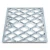Galvanised Steel Expanded Metal Mesh Bahri Thickness 2.7 mm Width 2.44 m Length 1 m - Image 1