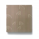Geometric wall decoration, brown color, length 10 m, width 0.70 m, model Z76018 
